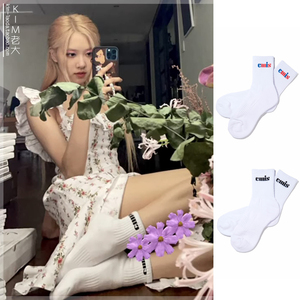 emis正品代购blackpink 朴彩英rose baby酱同款袜子