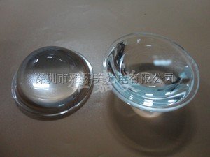 直径32至54mm高硼硅光学玻璃凸透镜diy调焦聚光照明led非球面灯罩