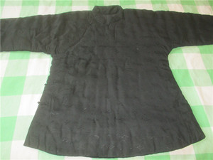 老棉袄大襟缎袄收藏70年代线绨大襟偏襟棉袄道具服装3883九九新