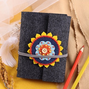 小虾包淘宝创意卡通笔记本账本消磨时间儿童不织布手工diy制作材料