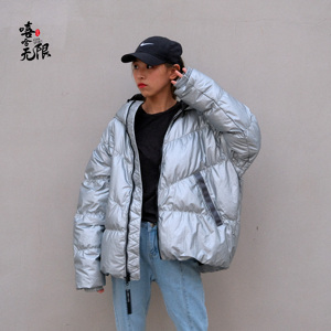 nike银色外套