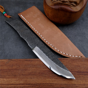 日本 东大吉 丸刃切出层打 圆口小刀斜口刀 木工雕刻刀削刀弧形刃