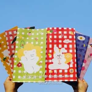 六一节可爱萌宠儿童礼品平口包装袋卡通动物款加厚纸袋零食袋6个