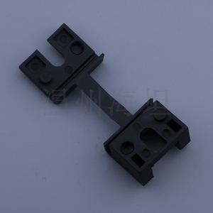 RG001-2 锁杆固定件 配电箱天地连杆配件 黑色塑料固定件
