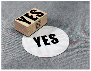 yes同意通过批阅老师签署好好先生手账可爱卡通动漫光敏印章