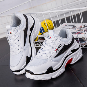 秋冬凡得女鞋ins超火老爹鞋女网面运动鞋女厚底松糕软底潮鞋