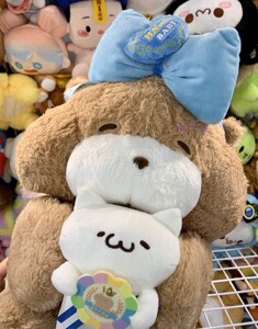 正版llj夹机占公仔娃娃gon旱獭好梦宝宝獭大毛绒现货包邮