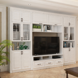 北欧电视柜一体组合墙柜简约现代壁柜客厅整体柜子电视机柜sy197