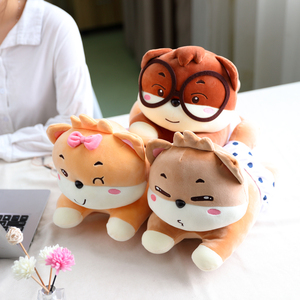 【三只松鼠会员周边】趴趴公仔玩偶可爱生日礼物毛绒玩具超软抱枕