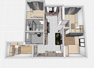 香港小户型公屋榻榻米地台衣櫃碌架床旭禾苑骏洋邨山丽苑傢俬定制