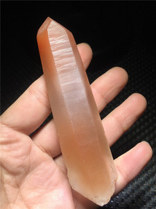 杜氏水晶 天然红水晶原石柱子 六棱柱 一物一图 红兔毛