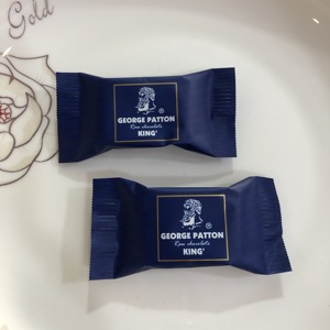 新品 乔治巴顿金纯可可脂巧克力500g约70颗订结婚喜糖休闲零食