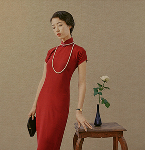 1元万能拍 补运费 古韵民国时期传统老上海旗袍修身连衣裙