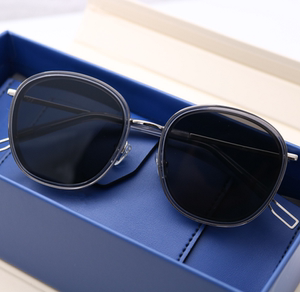 明星同款2017太阳眼镜女ollie墨镜女韩版潮圆框圆脸复古原宿风