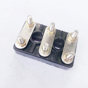 进口矿用接线板 三相电机接线柱电机接线端子 纯铜连片整套全型号