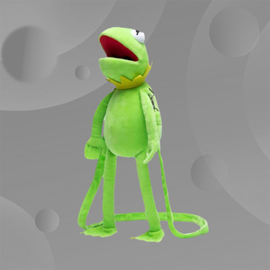 李宁正品夏季新品迪士尼联名款muppets科米蛙可爱公仔玩偶agzr004