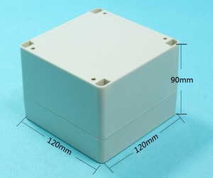 塑料盒 120x120x90mm 防水电器盒 电源开关接线盒 带灯按钮盒