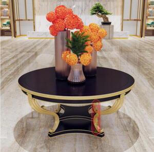 酒店大厅大圆桌轻奢花台摆台圆桌会所入户大堂风水台ktv端景台