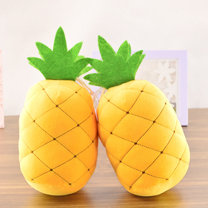 仿真水果菠萝毛绒玩具玩偶软体公仔公司促销抓机娃娃定制创意礼品