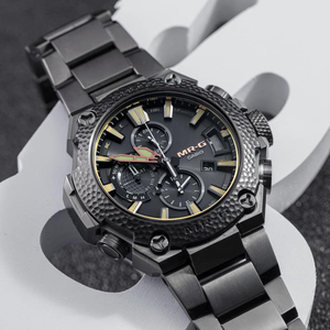 卡西欧月山限定手表男锤起钛合金mrg-g2000hb-1a蓝宝石太阳能腕表