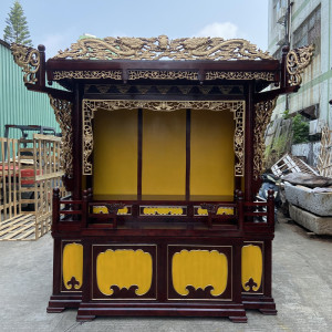 实木寺庙神龛佛堂大型佛龛神像神台祠堂定制立柜佛柜供桌祖先牌位