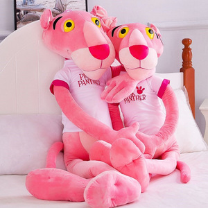 达浪粉红顽皮豹穿衣服粉红豹毛绒玩具公仔娃娃抱枕都挺好小咪同款