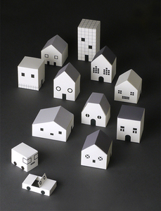 3d纸模立体拼图模型手工折纸儿童玩具卡通小房子房屋纸房子建筑