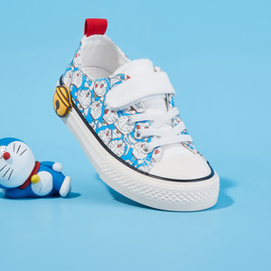 巴拉巴拉 哆啦a梦ip款2021秋帆布鞋女小童鞋子中大童208321141247