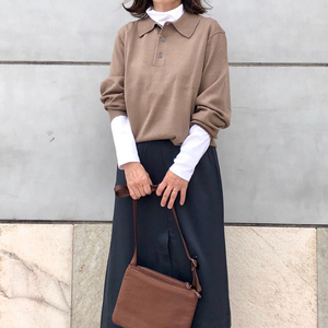 正品代购 优衣库u系列2020秋冬 美利奴羊毛混纺针织polo衫 432923