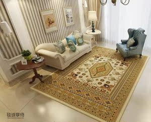 伊朗高端原装进口客厅沙发茶几地毯几何艺术民族家用卧室隔音垫