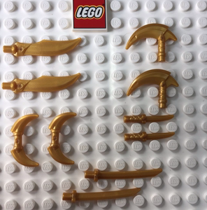 10david_fofo淘宝乐高lego 人仔配件 幻影忍者 37341 武器包 镰刀