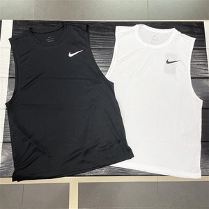 nike耐克篮球训练运动坎肩背心小勾子pro速干紧身无袖t恤男cz2410