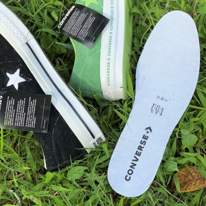 converse匡威 黑白 one star 原装鞋垫鞋带 帆布鞋垫增高 158369c