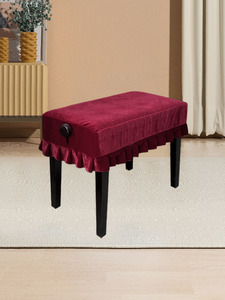 金丝绒钢琴罩凳罩钢琴凳脚套单人凳罩双人凳罩套升降凳罩地毯包邮