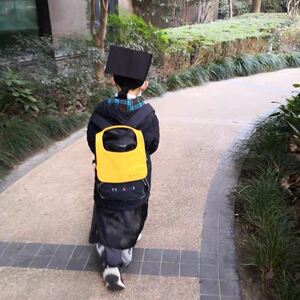 汉服帽子男童儿童古装成人礼古代书生帽宝宝秀才古风帽国学书童帽