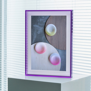 亚克力悬浮中空相框打印照片植物标本挂墙画框创意装饰画相片框