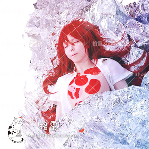 格雷cosplay假发 宝石之国 红莲花蓝宝石 帕德玛刚玉 帕帕拉恰