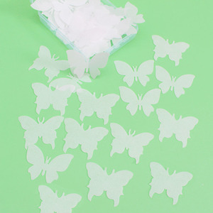 蝴蝶蛋糕装饰白色威化纸糯米纸蝴蝶网红女神生日派对甜品装扮插件