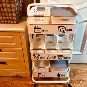 婴儿用品分类收纳标签贴纸月子中心小红书拉斯克推车分类标示贴画