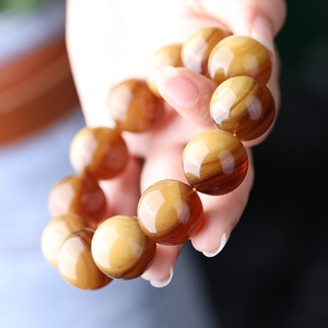 男士佩戴霸气复古德宏万福珠宝有限公司阿里巴巴为您推荐蜜蜡手串大