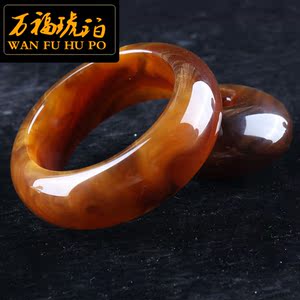 蜜蜡贵妃手镯