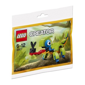 乐高积木玩具lego 30477七彩变色龙创意男孩益智塑料拼搭拼砌包