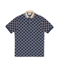 【假一赔三】gucci/古奇 双g刺绣短袖polo衫 598956