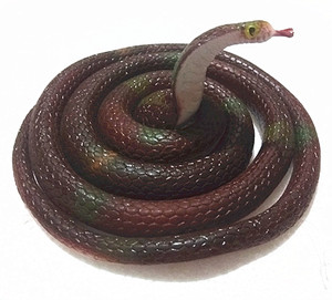 长120厘米仿真动物玩偶圆头蛇假蛇橡胶眼镜蛇儿童创意整蛊道玩具