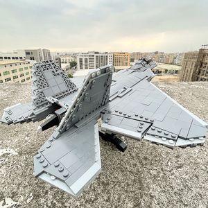 乐高积木军事系列飞机f22武装直升战斗机歼20益智拼装男孩子玩具