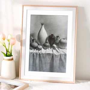 素描画框挂墙装裱a4儿童相框摆台a3拼图4k开8k海报12寸16外框定制