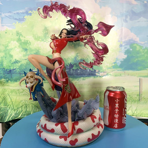 海贼王ls射箭女帝手办gk波雅汉库克蛇姬七武海动漫大型雕像摆件