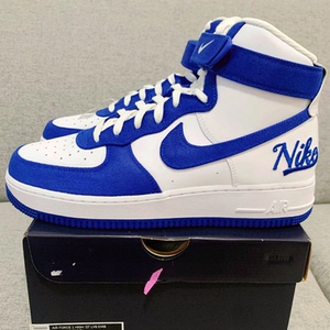 nike air force 1 耐克空军高帮板鞋男子 蓝色道奇洛杉矶正品代购