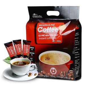 越南进口西贡咖啡SAGOCAFE三合一原味50条包装速溶咖啡粉含糖900g