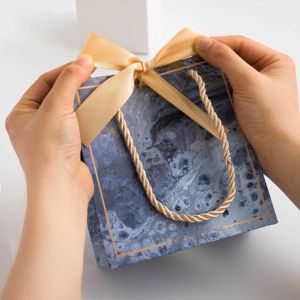 礼品包装小袋子精致礼物送男友小号幼儿园商务风生日服装店纸袋新